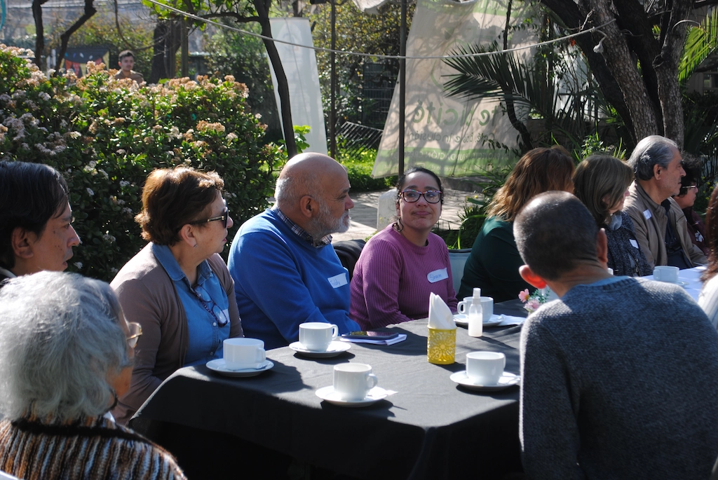 Foto del encuentro con las familias