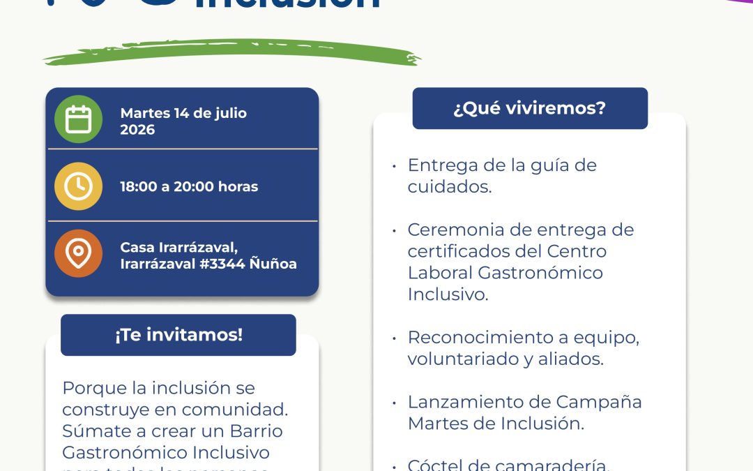 Lanzamiento «Martes de Inclusión», una iniciativa que busca transformar Plaza Ñuñoa en un referente de inclusión