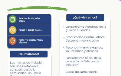 Lanzamiento «Martes de Inclusión», una iniciativa que busca transformar Plaza Ñuñoa en un referente de inclusión
