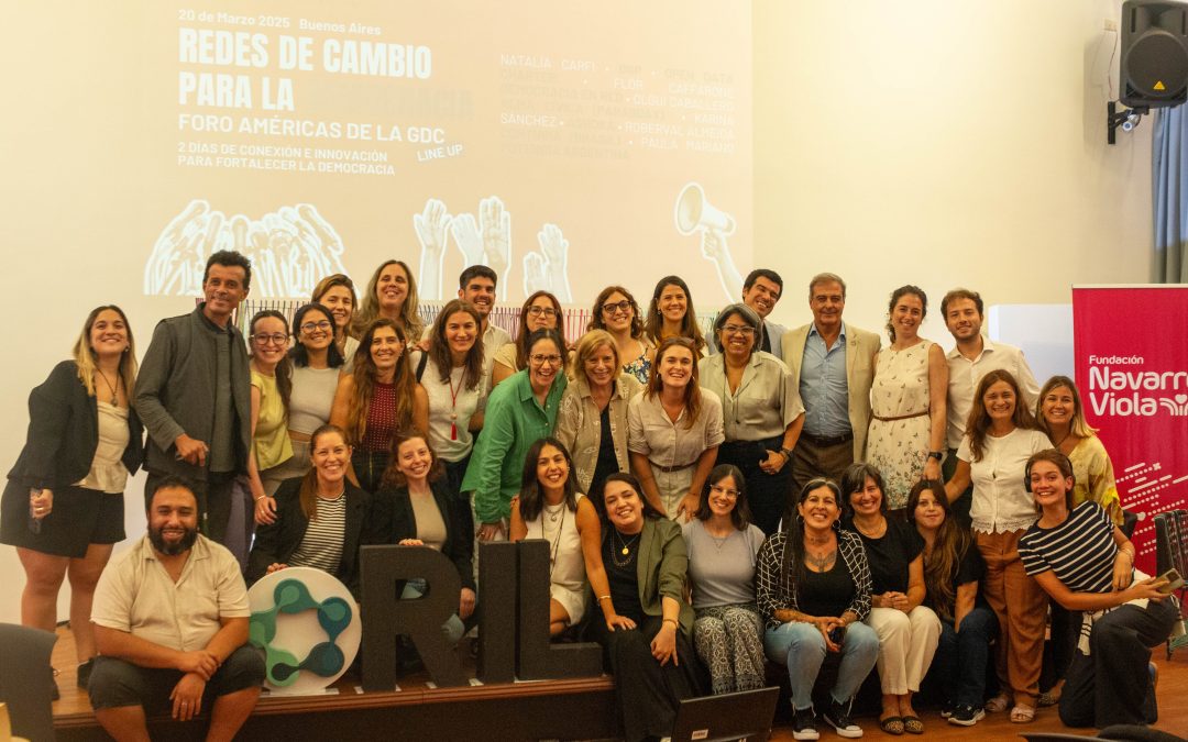 Fundación Crescendo comparte experiencia de inclusión territorial en el Foro Américas de la Global Democracy Coalition
